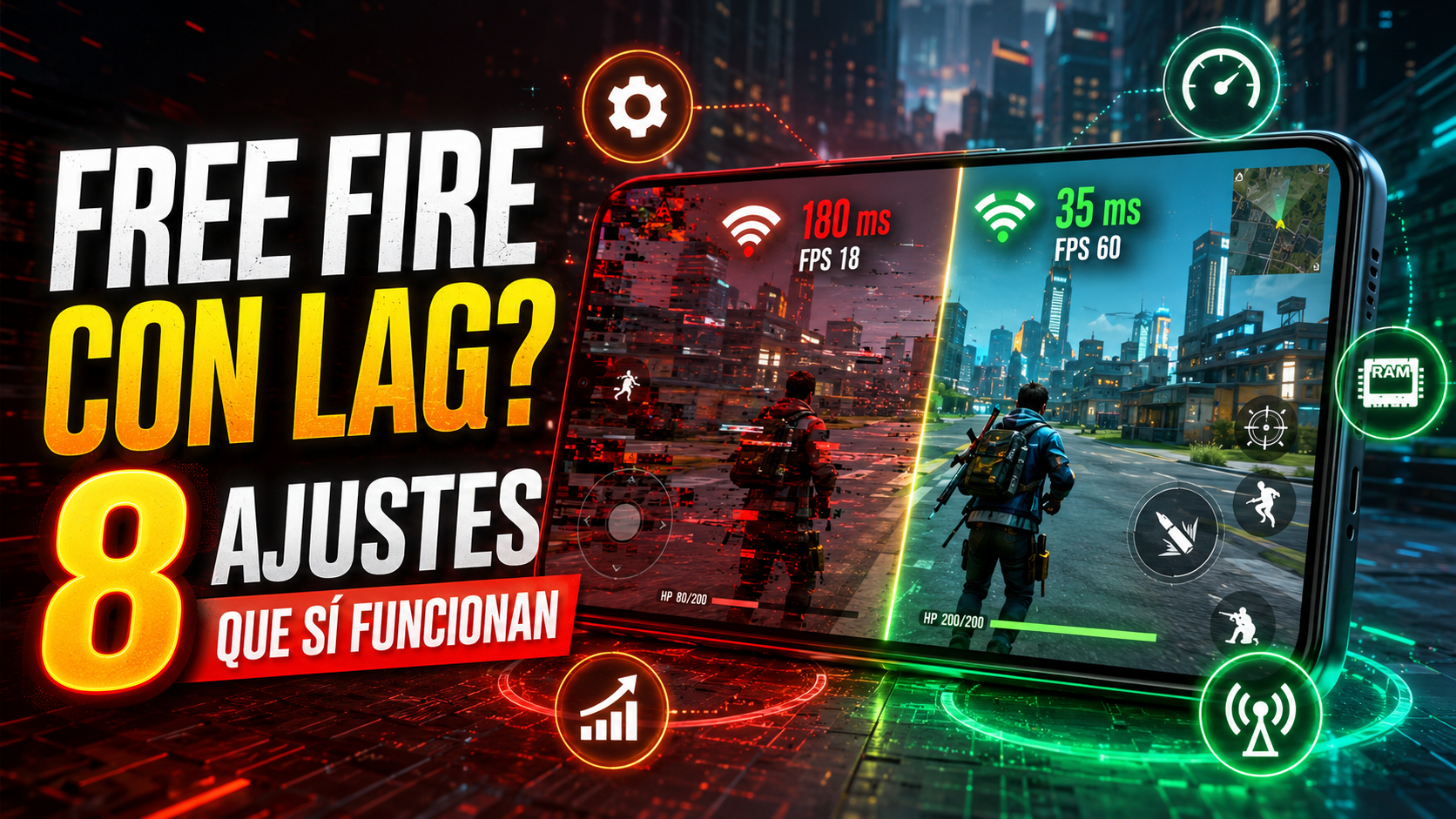 Free Fire lag en Android: 8 ajustes reales que sí funcionan (2026)
