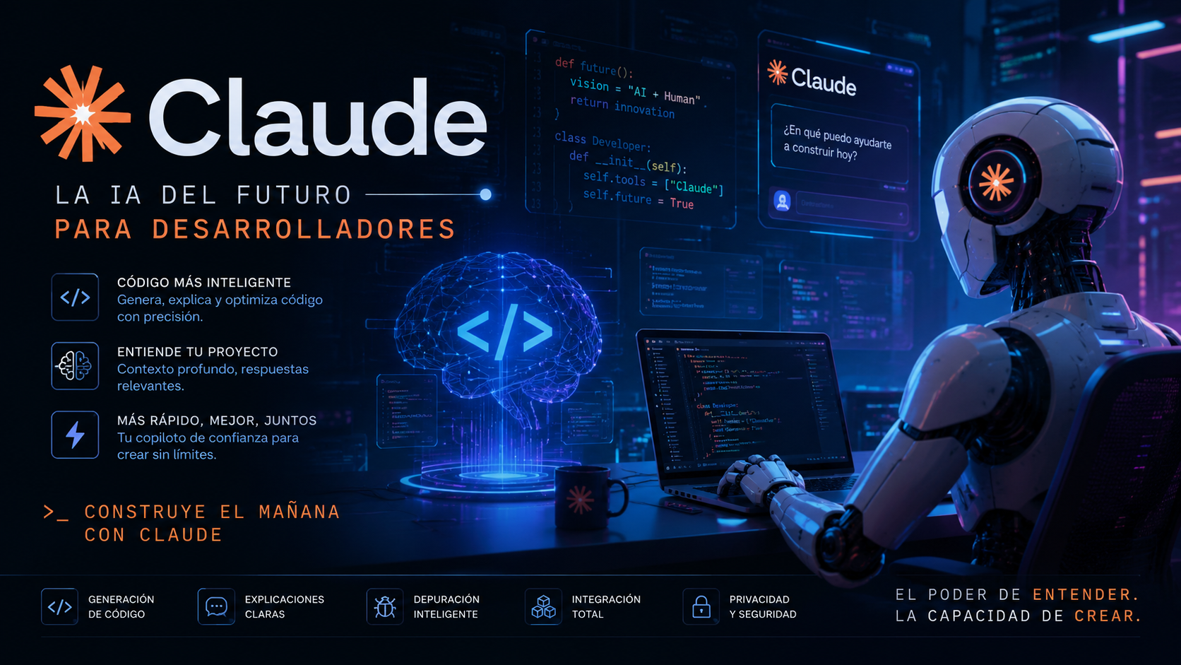 Claude la IA del futuro para Desarrolladores
